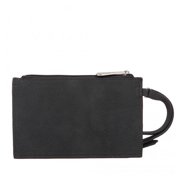 Back of Messenger Coin Purse - Collage (Black) designed in Australia by b.sirius