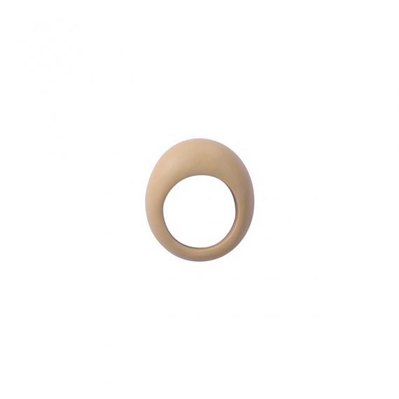 Oval Resin Ring - Mustard designed and made in Australia by mooku