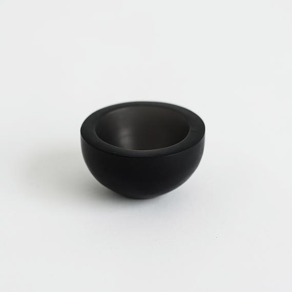 Trinket Bowl Black Resin - Small - designed in Melbourne by mooku