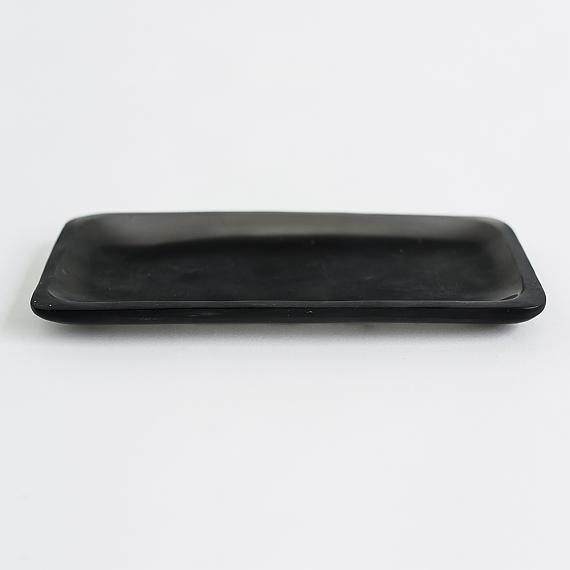 Trinket Tray - Black Resin - designed in Melbourne by mooku