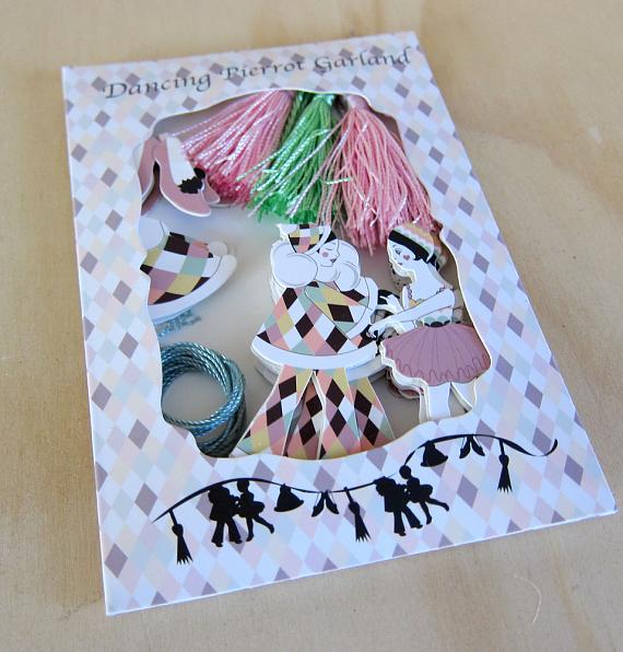 Pierrot Garland DIY Decoration Kit indie art design
