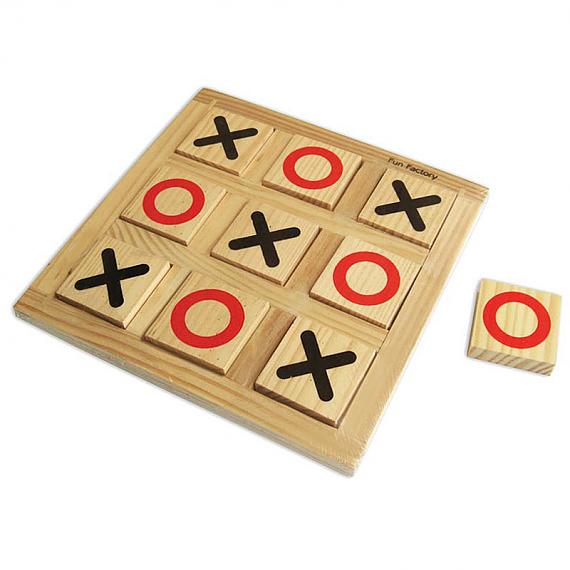 Noughts and Crosses Wooden Game designed in Australia by Fun Factory
