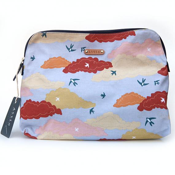 Alice Washer Bag Clouds by Attic Accessories