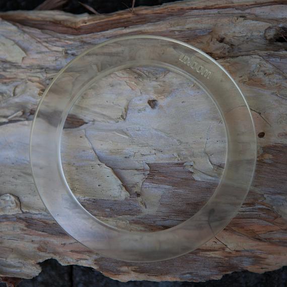 Resin Bangle - Transparent - designed in Australia by mooku