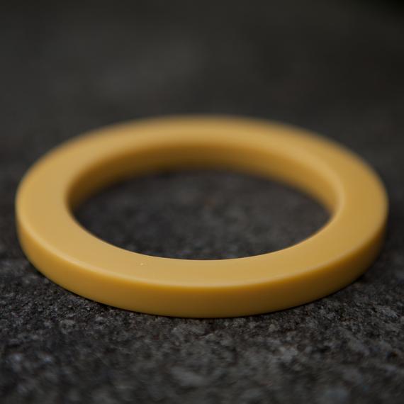 Resin Bangle - Mustard - designed in Australia by mooku