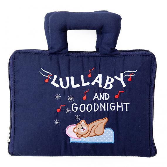 Lullaby and Goodnight Book Bag - Soft Activity Book - designed in Australia by Growing World