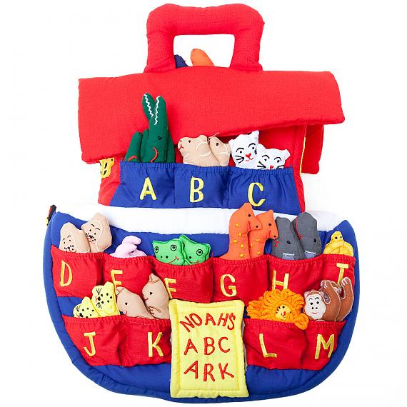 Noah's Ark Animal Alphabet Soft Fabric Toy designed in Australia by Growing World