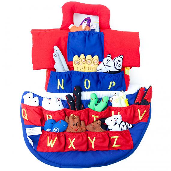 Noah's Ark Animal Alphabet Soft Fabric Toy designed in Australia by Growing World