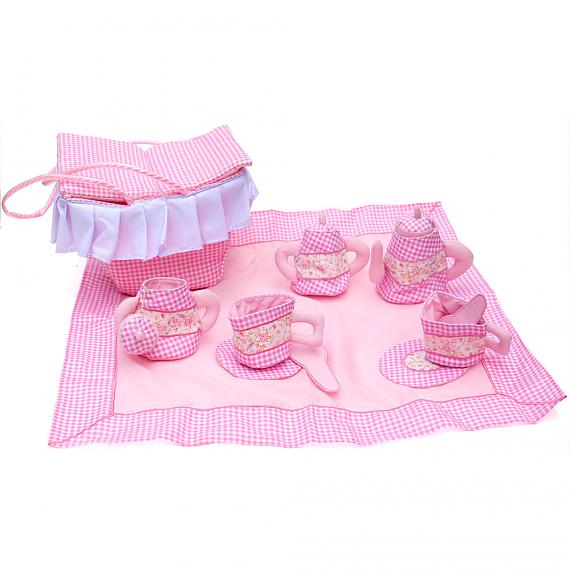 Pink Gingham Picnic Set designed in Australia by Growing World