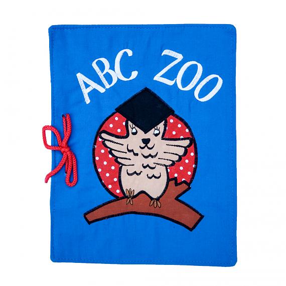 ABC ZOO Blue Soft Book - designed in Australia by Growing World