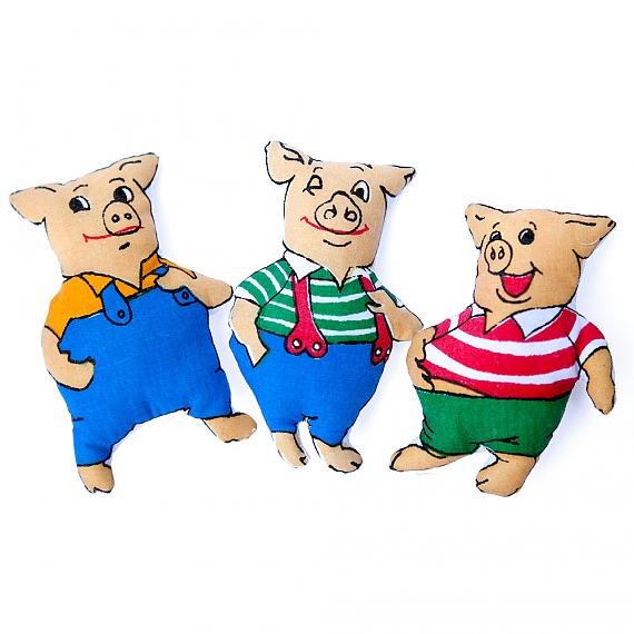 Three Little Pigs 3-Way Storybook Doll (Large) designed in Australia by Growing World