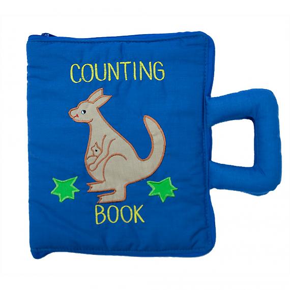 Australian Counting Book Bag Soft Activity Book designed in Australia by Growing World