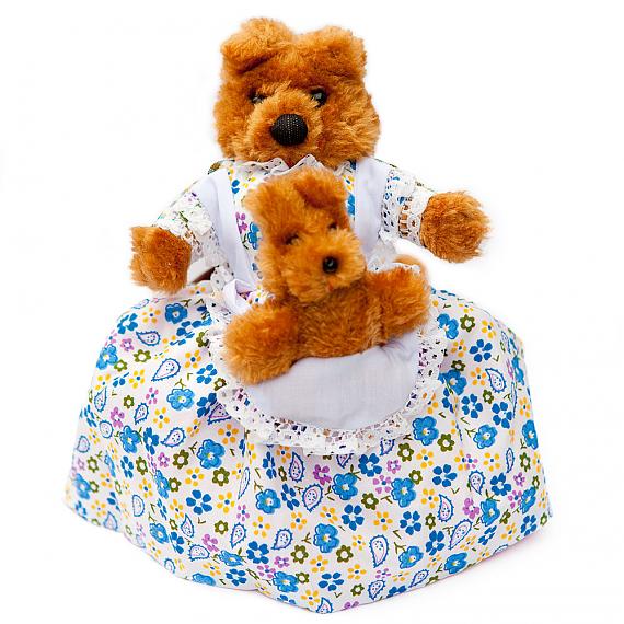 Goldilocks 3-Way Storybook Doll (Small) showing Mamma Bear and Baby Bear designed in Australia by Growing World