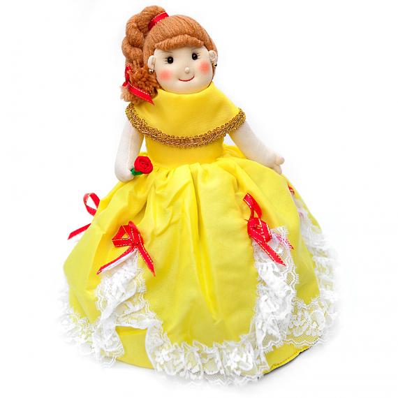 Belle - Beauty and the Beast 3-Way Soft Fabric Storybook Doll Large - designed in Australia by Growing World