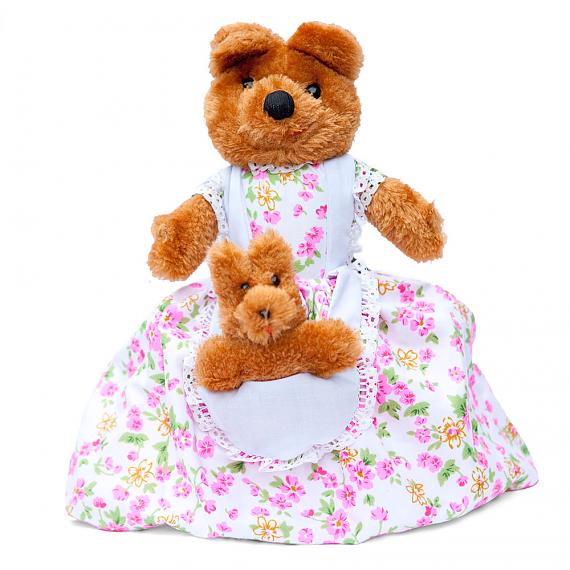 Mamma Bear and Baby Bear - Goldilocks 3-Way Storybook Doll (Large) designed in Australia by Growing World