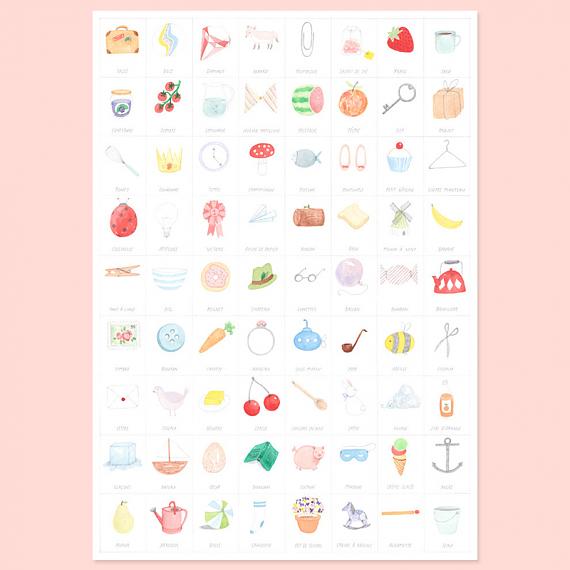 Parlez-Vous Francais A3 Print by Amy Borrell