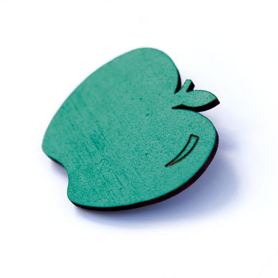 Granny Apple Brooch by love hate