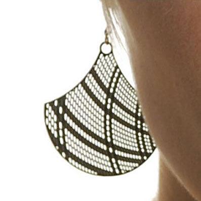 Basket Stainless Steel Earrings by Polli