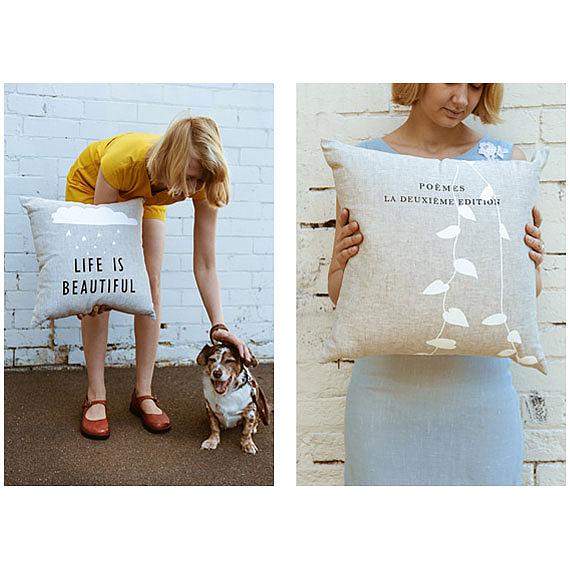 Cushions handmade in Australia by me and amber