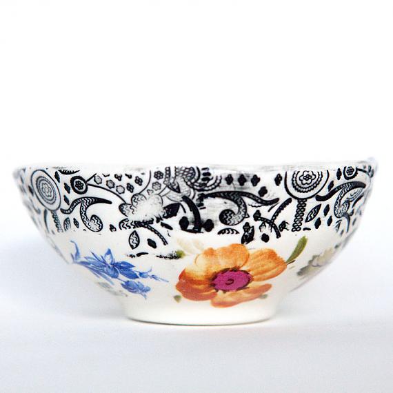 Floral Small Bowl by Iggy and Lou Lou
