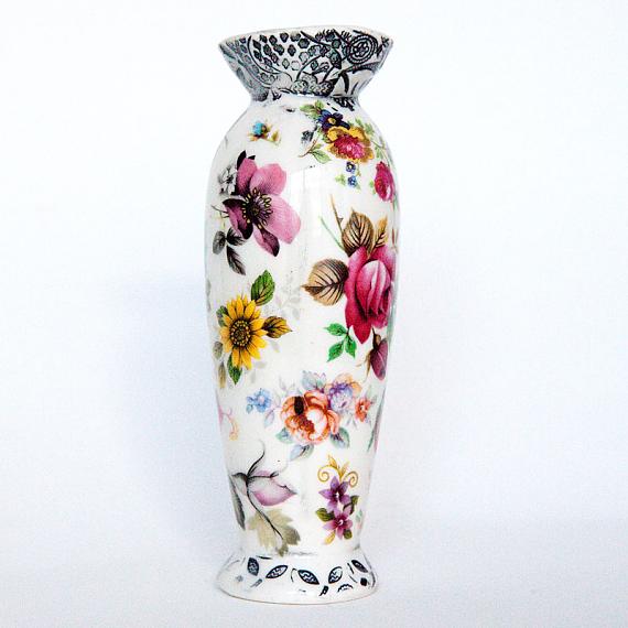 Floral Bud Vase by Iggy and Lou Lou