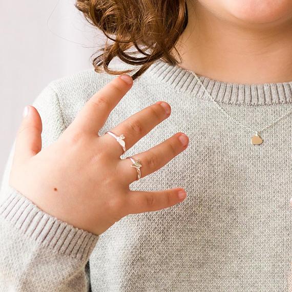 Little Childrens Rings in Silver - designed in Melbourne by LoveHate