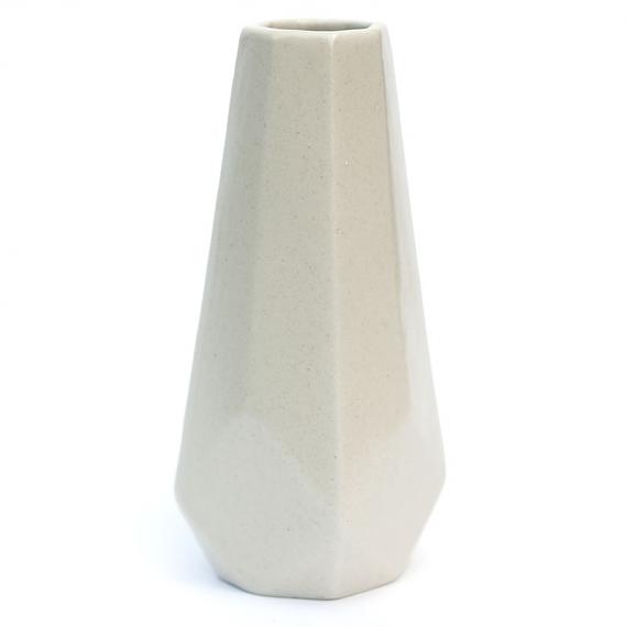 Medium Arabesque White Vessel by Love Hate