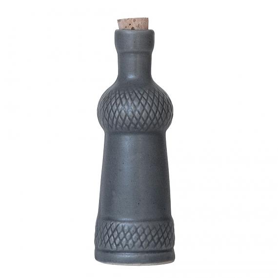 Braid Ceramic Bottle - Charcoal designed in Australia by Love Hate