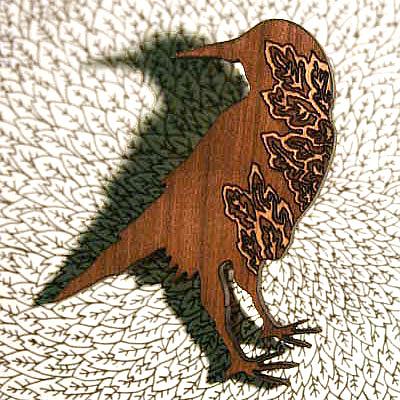 A Crow Brooch by Bonnie Poplar