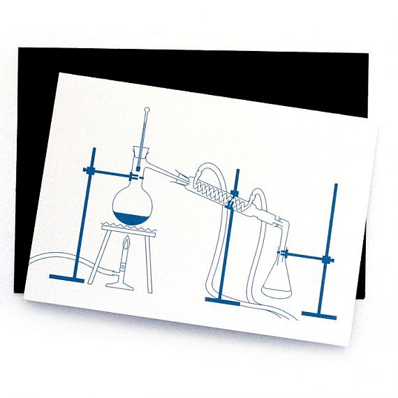 Distillation Greeting Card by Non-Fiction