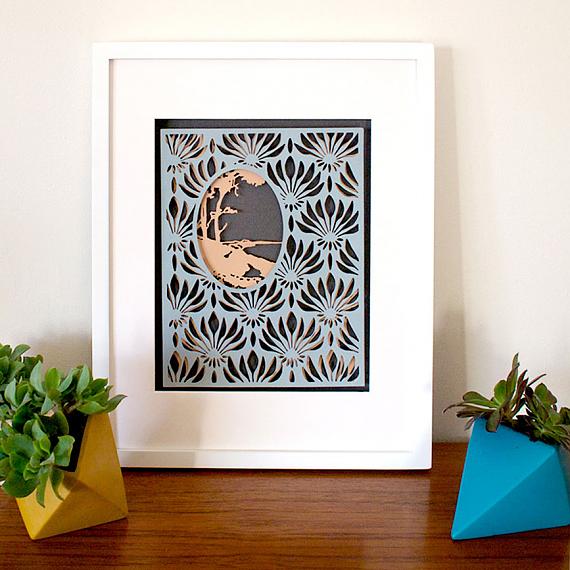 Tree Limited Edition Layered Paper Cut by Love Hate