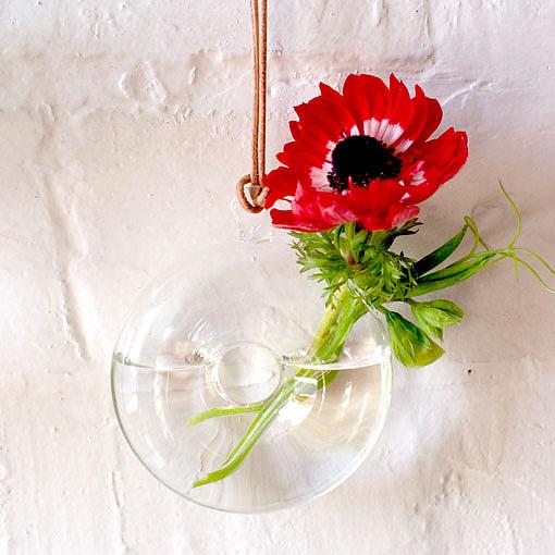 Glass Hanging Vase Doughnut designed in Australia by Love Hate