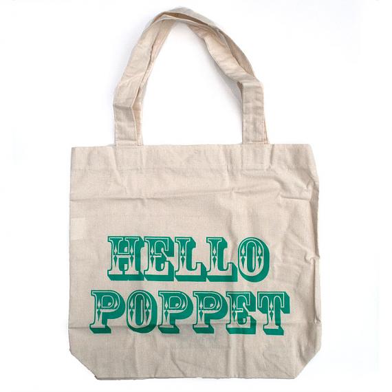 Hello Poppet Tote Bag by Bob Boutique