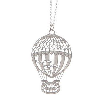 Hot-Air Balloon Stainless Steel Pendant by Polli