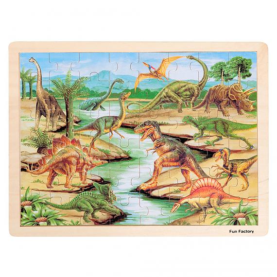 Large Wooden Dinosaur Jigsaw Puzzle designed in Australia by Fun Factory