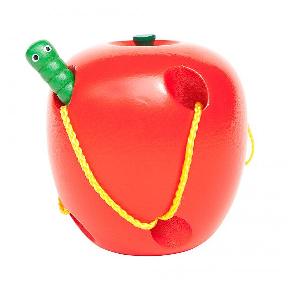 Wooden Lacing Apple designed in Australia by Fun Factory