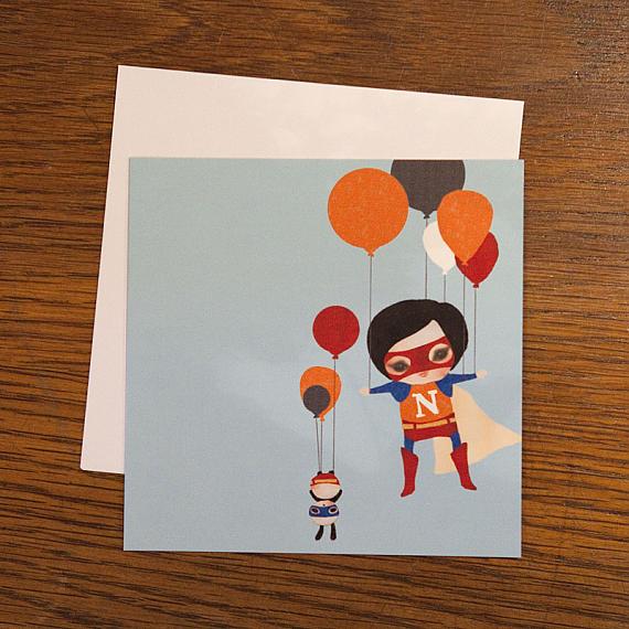 Lift Off Greeting Card by Schmooks