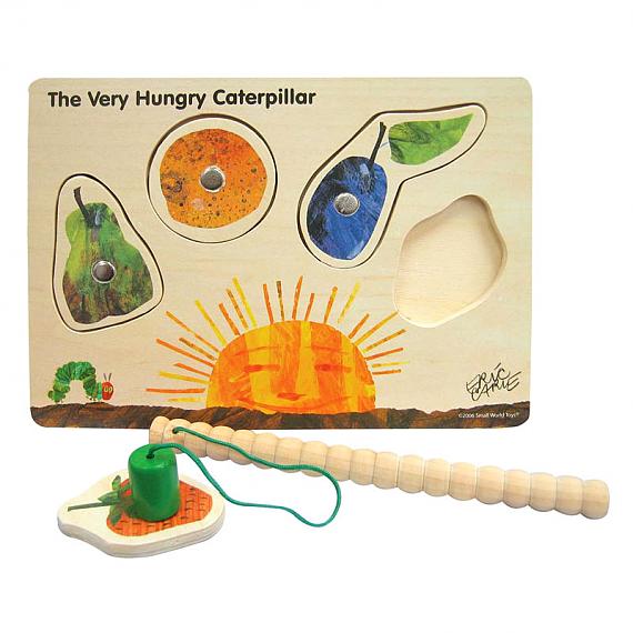 The Very Hungry Caterpillar Wooden Puzzle Magnetic Game designed in Australia by Fun Factory