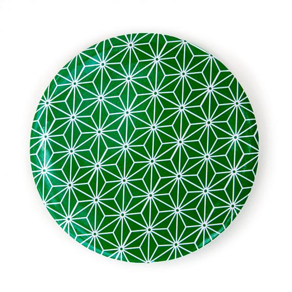 Pocket Mirror Green Star Pattern by Love Hate