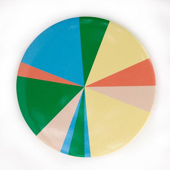 Pocket Mirror Pie Chart by Love Hate