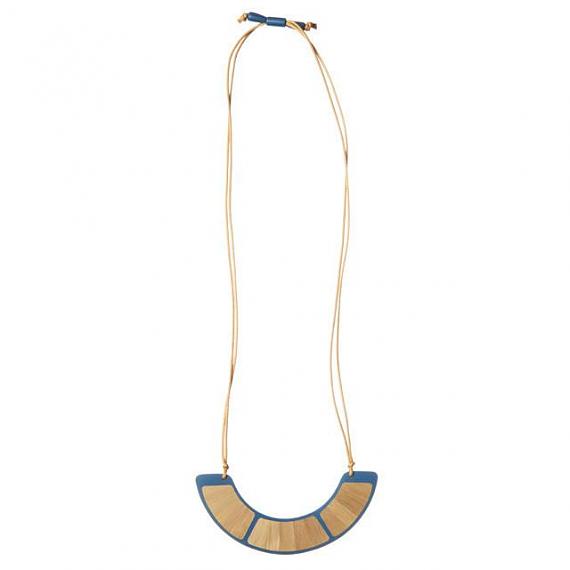 Resin Orb Necklace - Blue | Bamboo designed in Melbourne by mooku