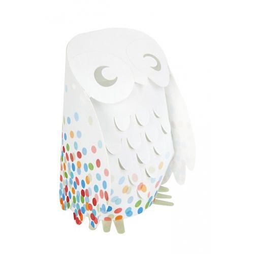 Multi Confetti Owl Low Voltage Lamp designed in Australia by Micky & Stevie