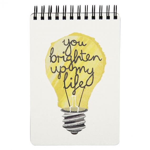 Light Bulb Notebook by I Ended Up Here