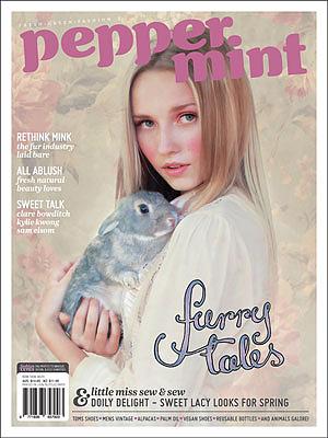 Peppermint Magazine Issue 7 Cover - Furry Tales