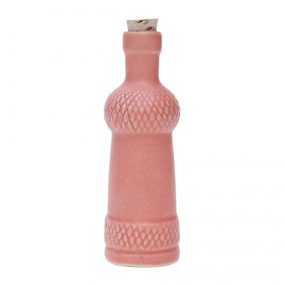 Fairy Floss Pink Braid Ceramic Bottle designed in Australia by Love Hate
