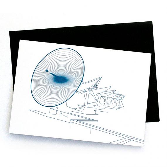 Satellite Greeting Card by Non-Fiction