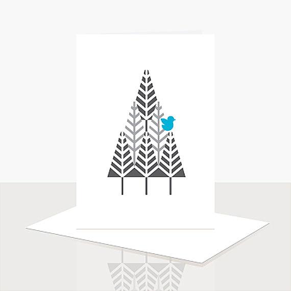 Tree Card from Scandi Obsession Assorted Greeting Card Pack designed and handmade in Australia by Ella Leach Designs