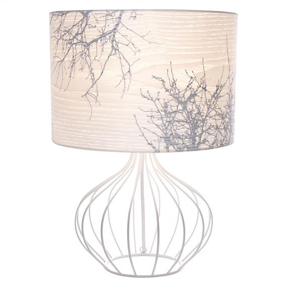 Short Winter White Table Lamp by Micky & Stevie