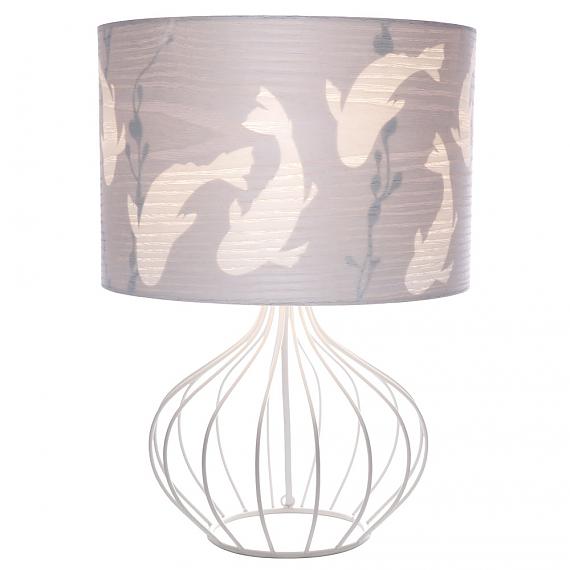 Small Koi White Table Lamp designed in Australia by Micky & Stevie