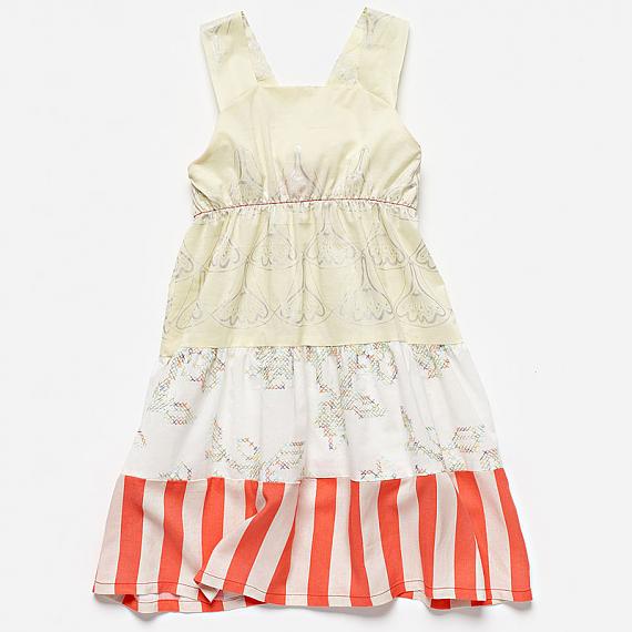 Little girls Star Dress Yellow by Knuffle Kid